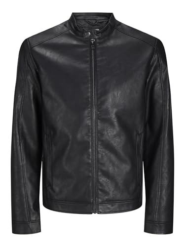 Jack & Jones Synthetic Leather Jacket Synthetic Leather Jacket Black L Black L