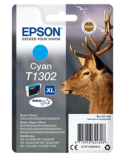 Epson C13T13024022 10.1Ml Cyan Ink Cartridge - Ink Cartridges (Epson, Cyan, Epson Stylus Sx525Wd, Sx535Wd, Sx620Fw, Stylus Office B42Wd, Bx320Fw, Bx52