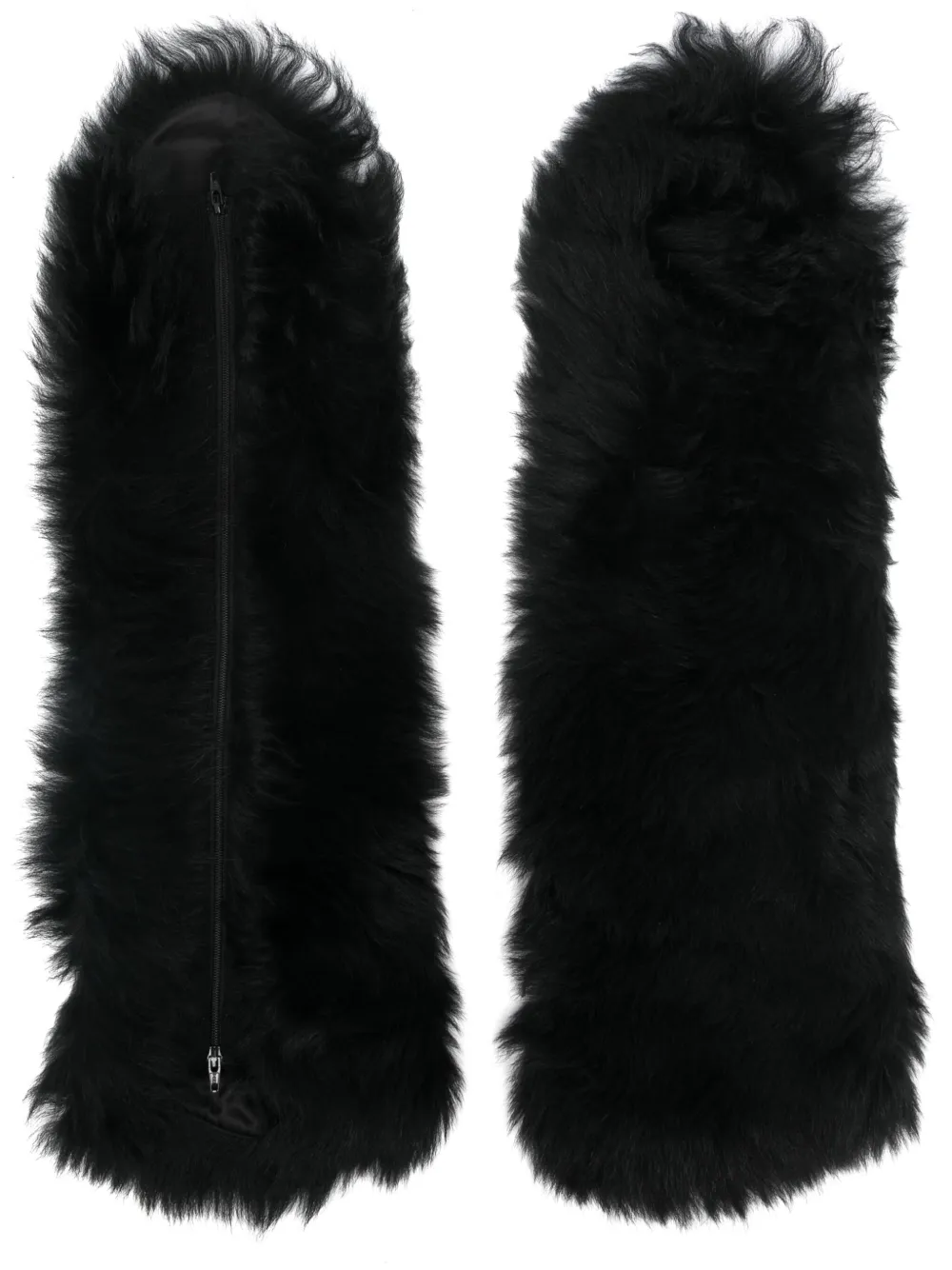 STEIN fur arm warmer - Nero