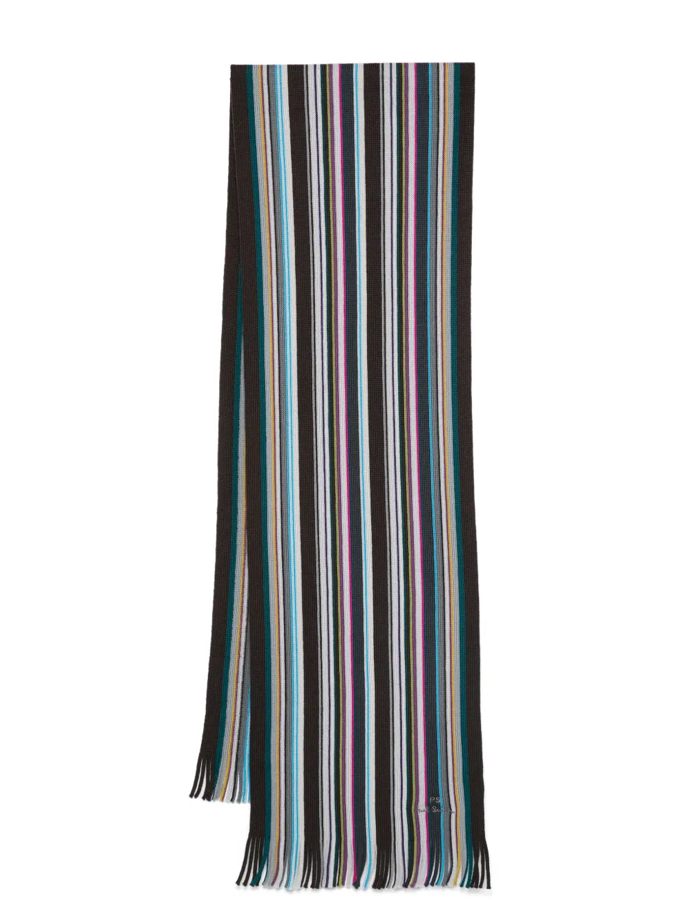 PS Paul Smith striped scarf - Grigio