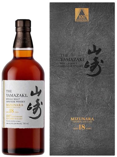 The Yamazaki 18 Yo 100Th Anniversary Mizunara Limited Edition Japanes Single Malt Whisky 0,7L (48% Vol.)