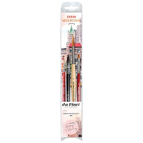 Da Vinci Urban Watercolor 4 Pennelli Assortiti