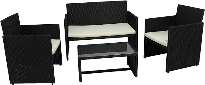 Salotto valencia colore nero s1383022
