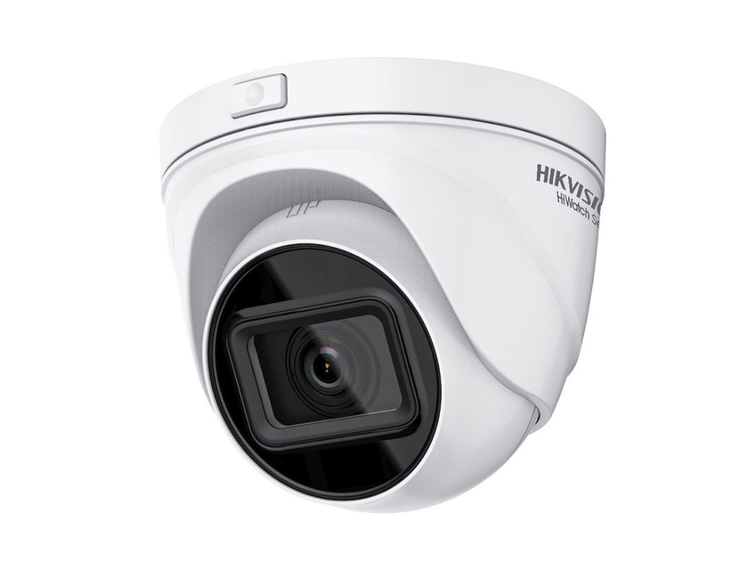 Hikvision hwi-t621h-z telecamera ip turret dome 1080p 2mp ottica varifocale motorizzato 2.8-12mm h.265+ poe osd ip67 slot sd hiwatch