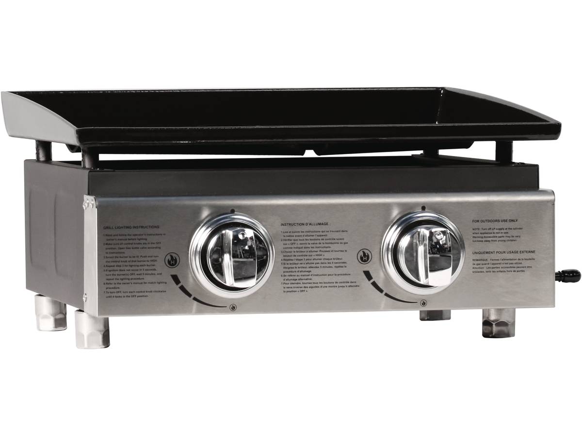 Piastra plancha presto 2 con 2 fornelli - 5 kw colore grigio