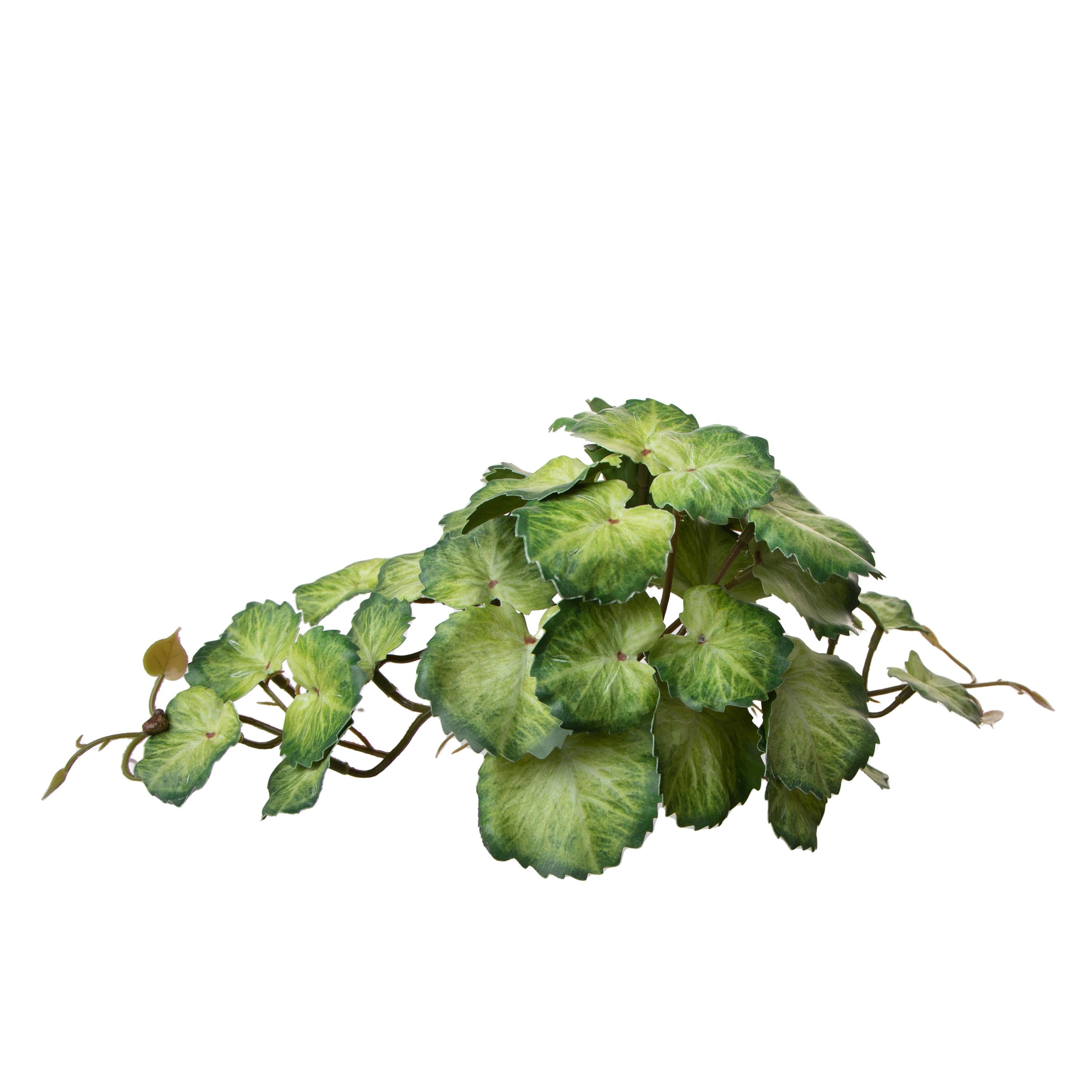 Set 4 rami artificiali heuchera per 36 foglie 20 cm
