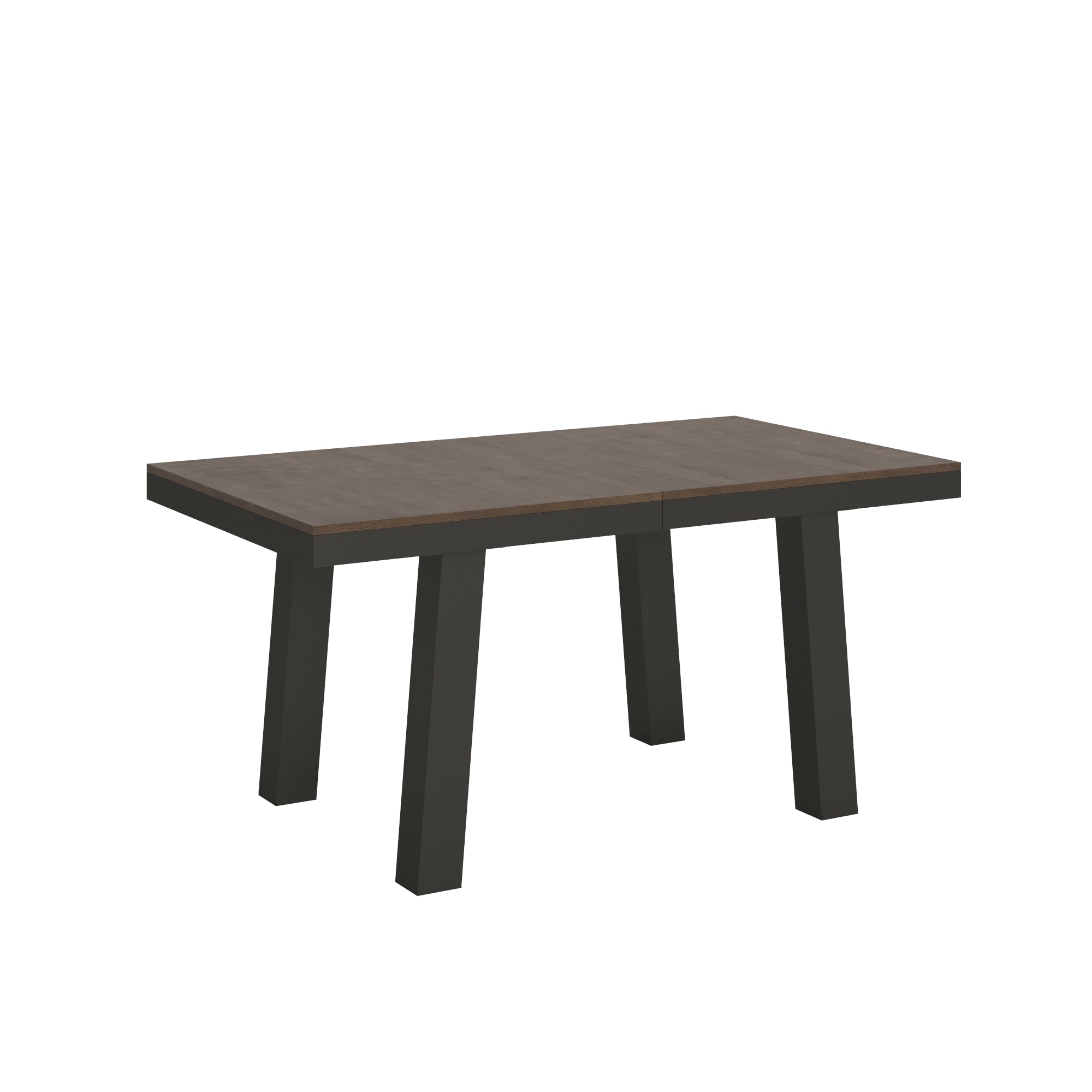 Tavolo allungabile 160-264x90x80 cm bridge evolution noce
