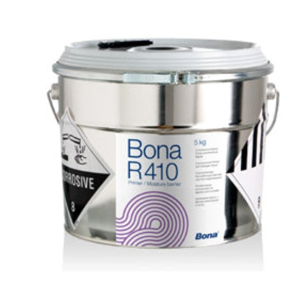 Bona r410 resina epossidica bicomponente ad azione consolidante ed impermeabilizzante per sottofondi umidissimi - secchio da 5kg - default title