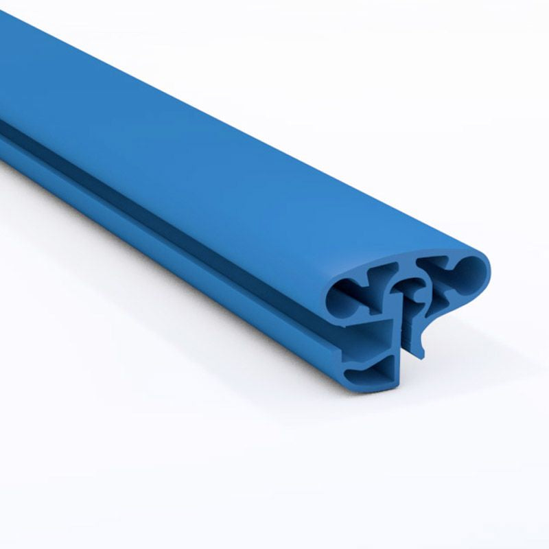 Kit profili superiori rigidi per piscina a forma ovale 11,00 x 5,00 - in pvc blu