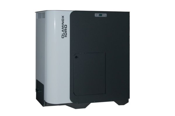Caldaia a pellet laminox termoboiler omnia compact 27,8 kw con acqua sanitaria