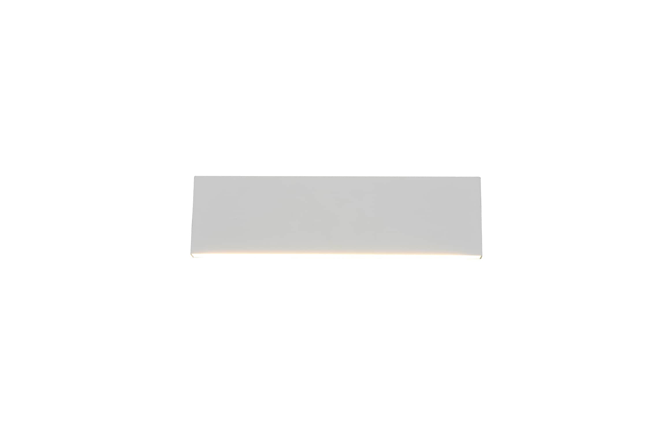 Applique led bi-emissione concha bianco 28 cm