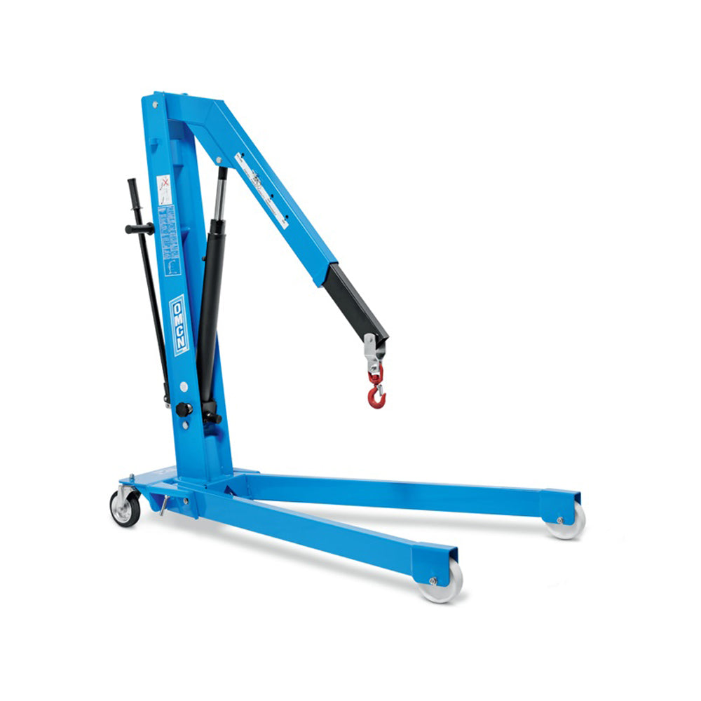 Gru idraulica a carrello pieghevole 1000kg gp10/de omcn