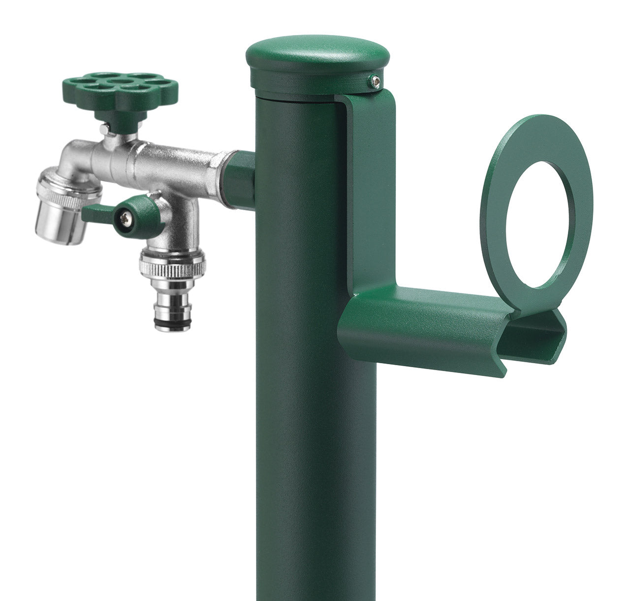 Portatubo per fontane da giardino in acciaio belfer 42/pgs verde