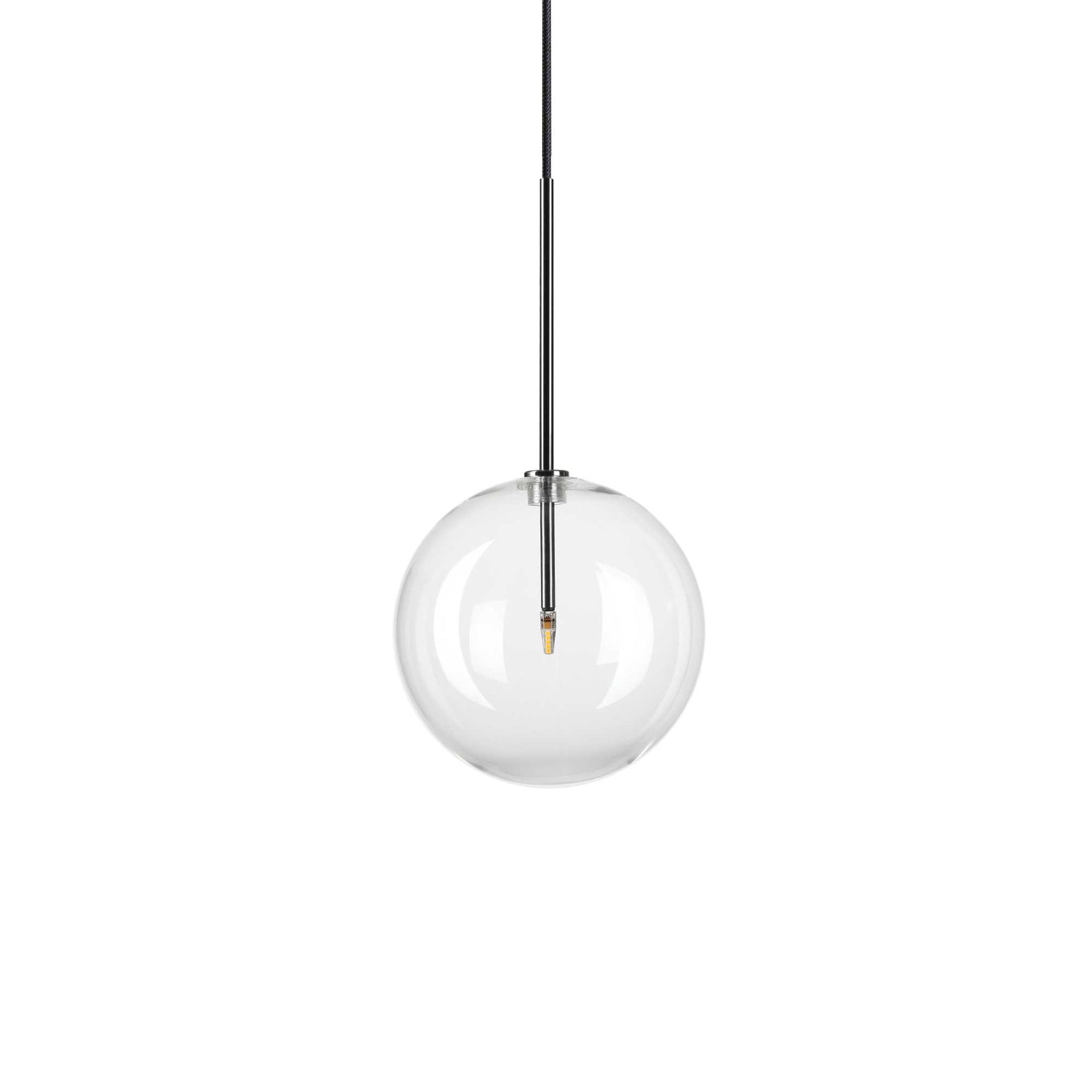 Sospensione equinoxe d200 cromo h640-2390mm