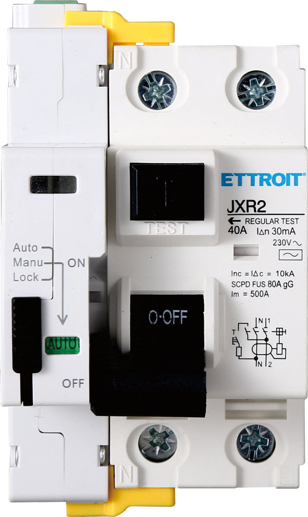 Interruttore differenziale riarmo automatico 2 poli 40a