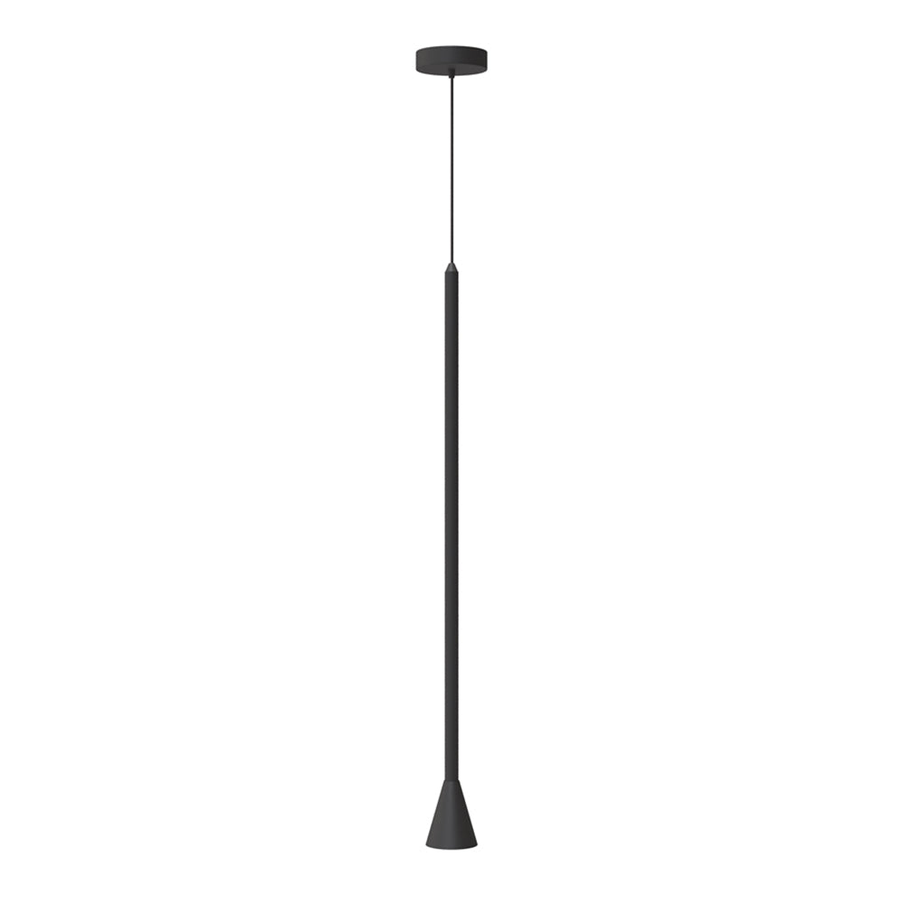 Lampadario a sospensione moderno arrow metallo nero 1 luce gu10 40w