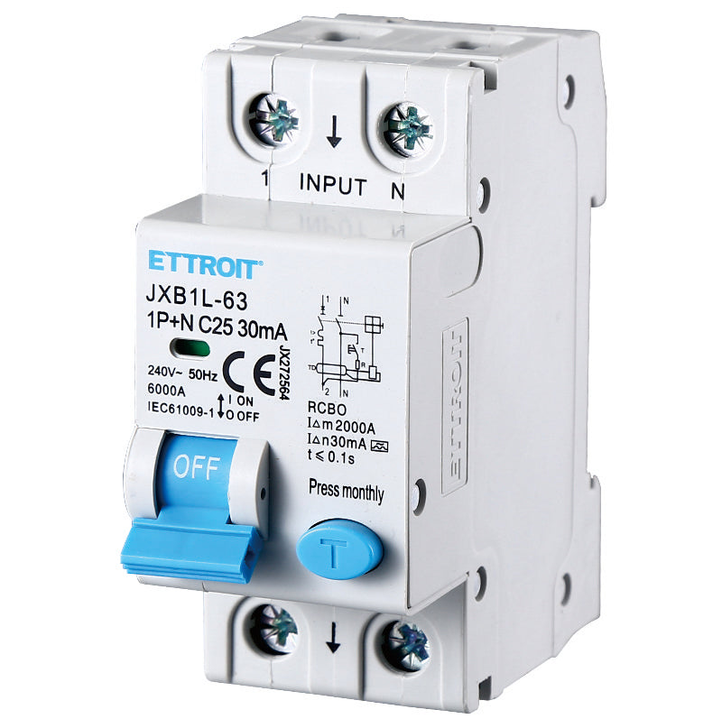 Magnetotermico differenziale 2p 25a 30ma classe a 220v