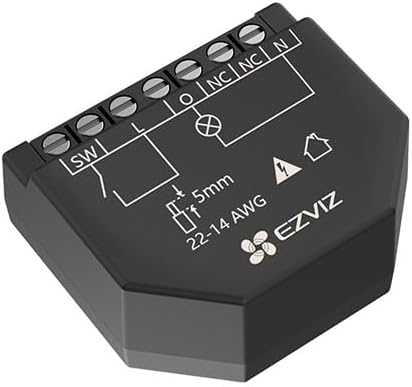 Rel wifi intelligente a 1 canale automatizzazione luci scenari personalizzabili controllo consumi ezviz t35wm