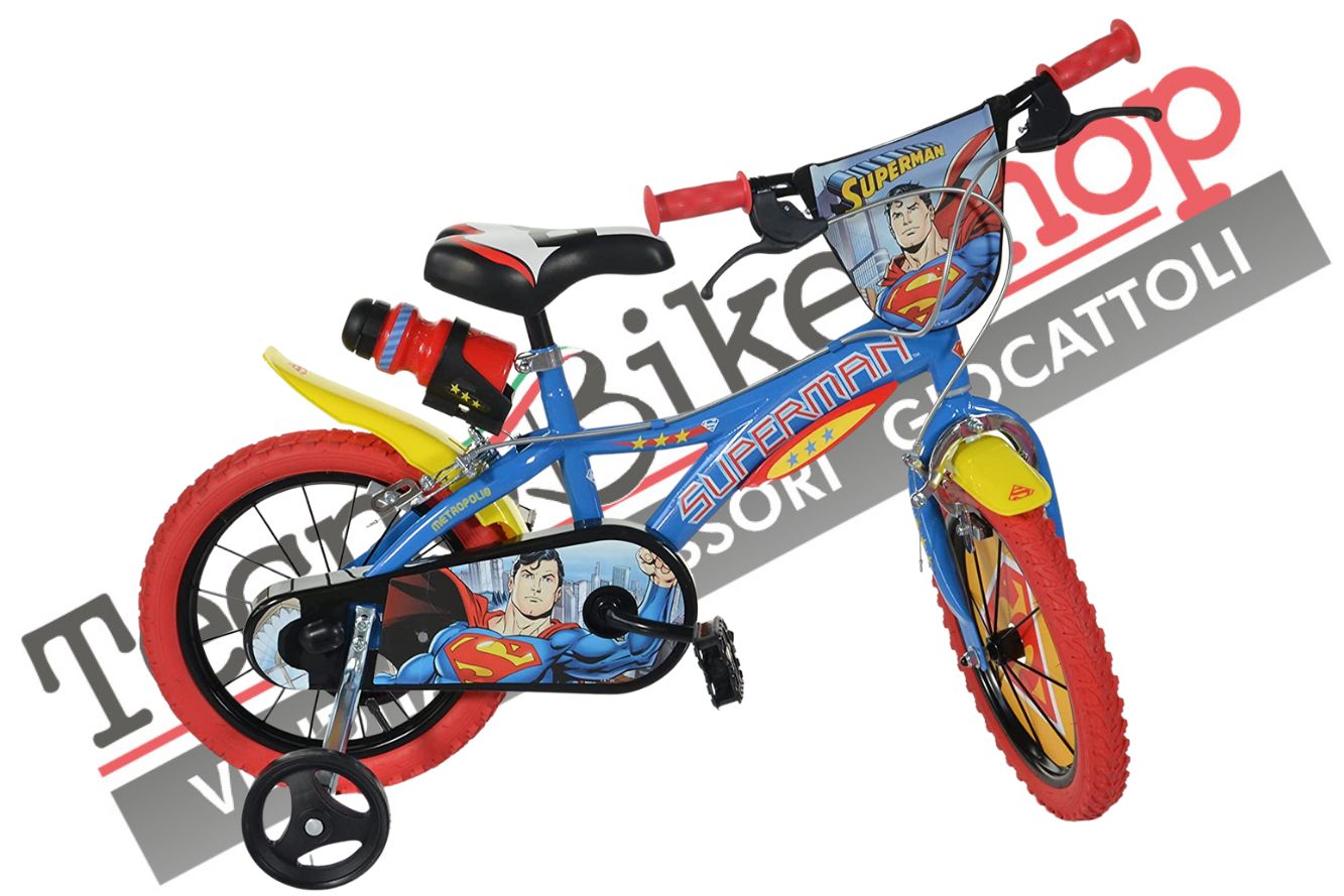 Bicicletta bambino dino bikes superman 16 pollici