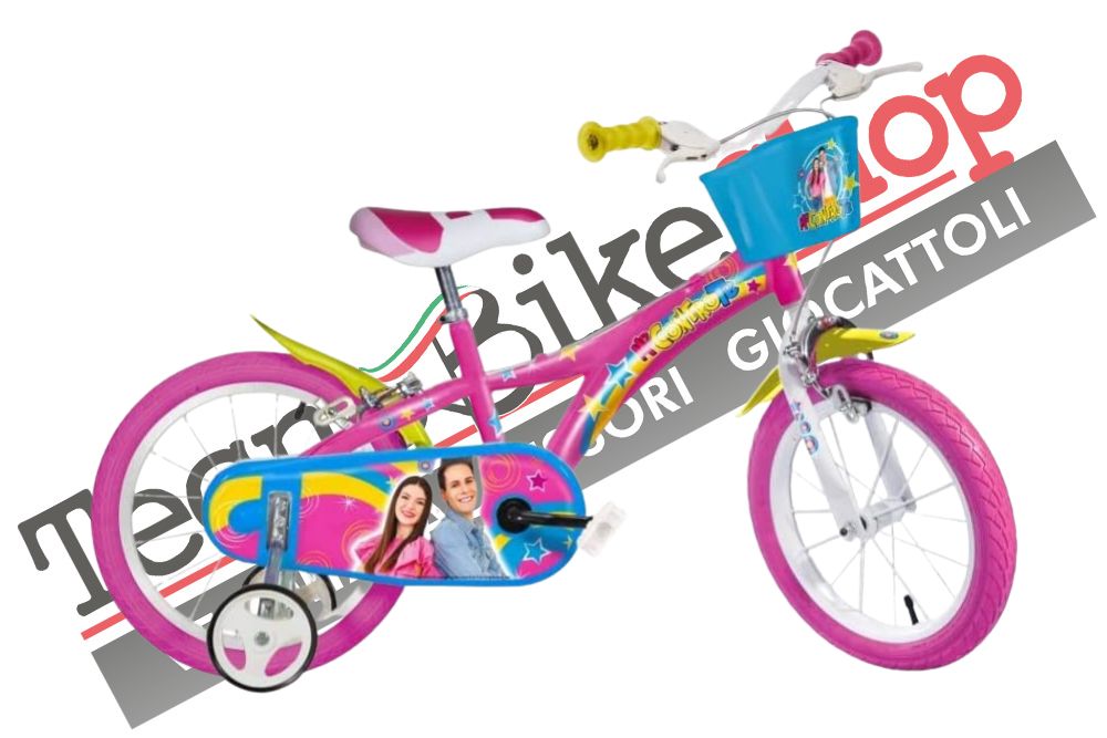 Bicicletta bambina dino bikes me contro te 14 pollici
