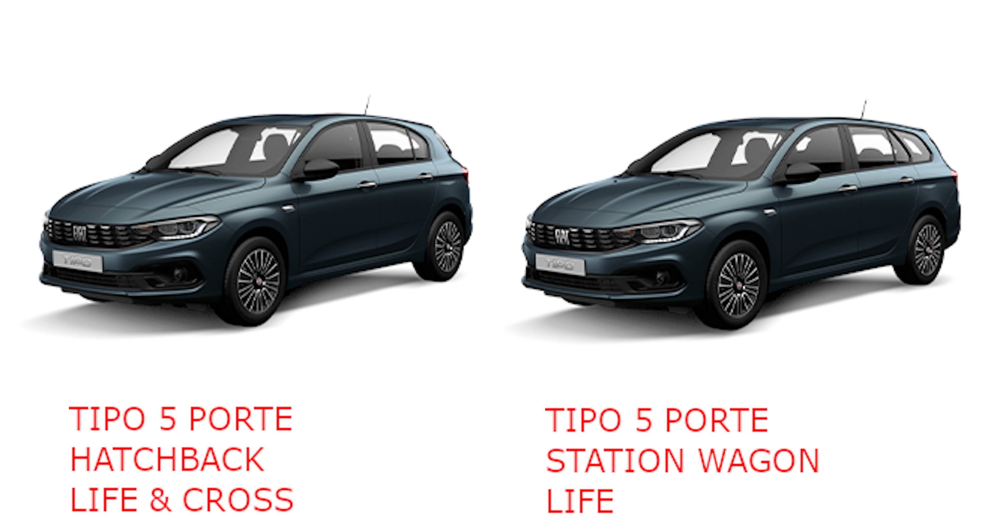Sprint00105 , fiat tipo 5 porte hatchback dal 2017-2020, tipo 5 porte hatchback life e cross dal 2021-, tipo 5 porte station wagon dal 2017-2020, tipo