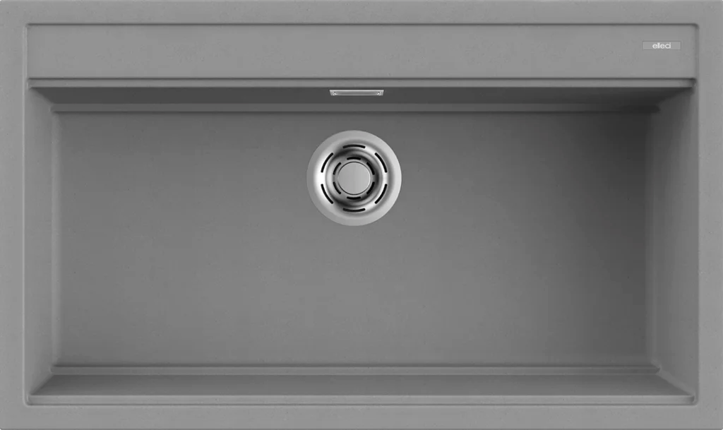 Lavello best 360 86x51 1 vasca grigio cemento 48