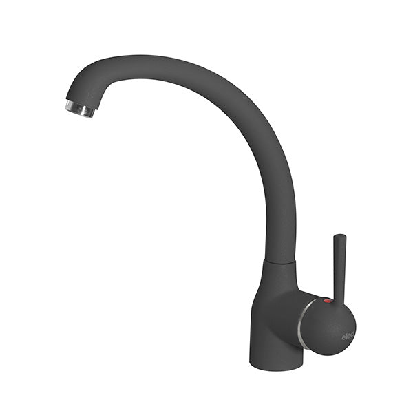 Rubinetto miscelatore cucina elleci po granitek antracite mgkpo59