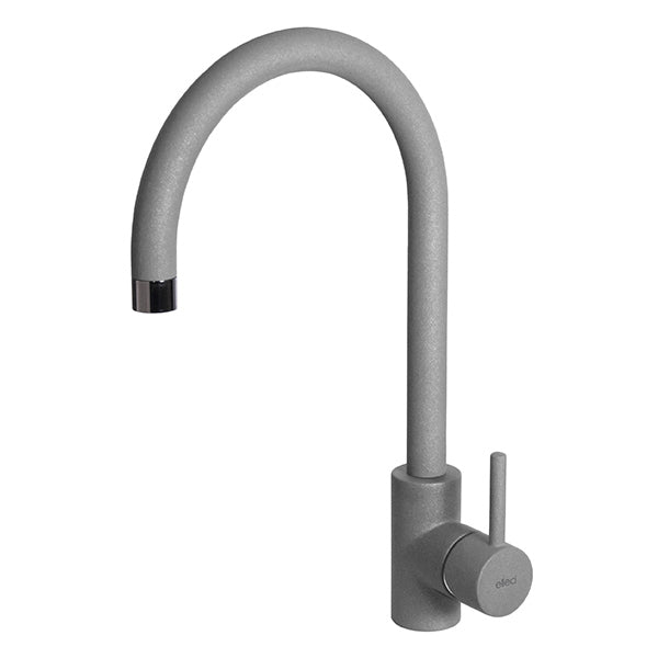 Rubinetto miscelatore cucina elleci cloud granitek grigio cemento mgkclo48
