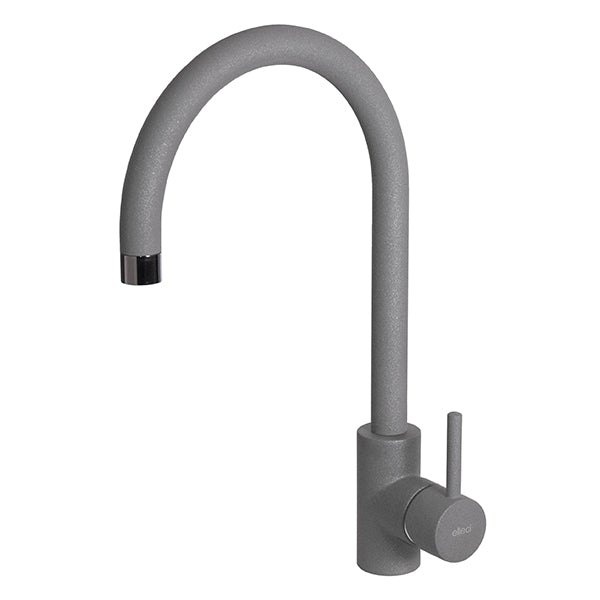 Rubinetto miscelatore cucina elleci cloud metaltek grigio titanium mmkclo73