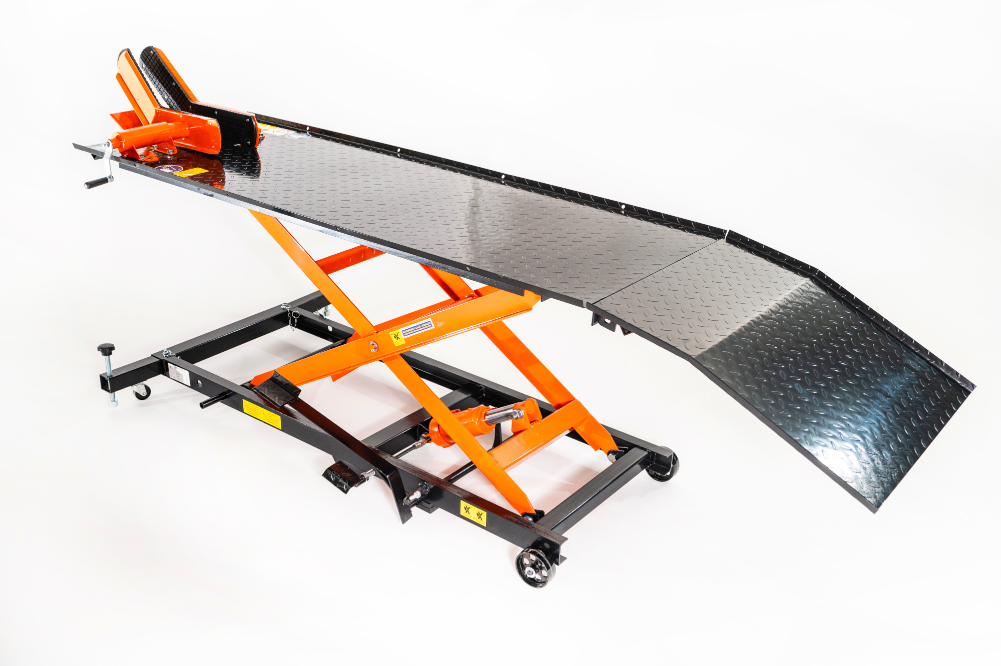 Sollevatore idraulico per moto e scooter con pompa a pedale - ponte moto - 450kg