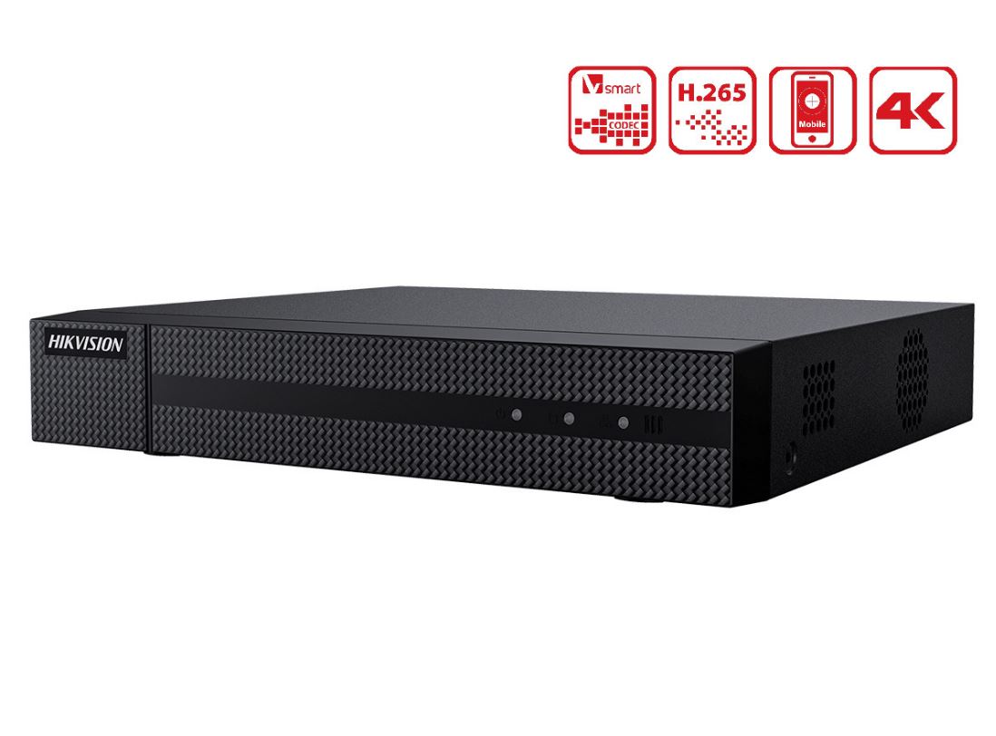 Hikvision hwn-4116mh nvr 16 canali 4k hd 16ch@8mpx h.265+ 80mbps p2p onvif hiwatch