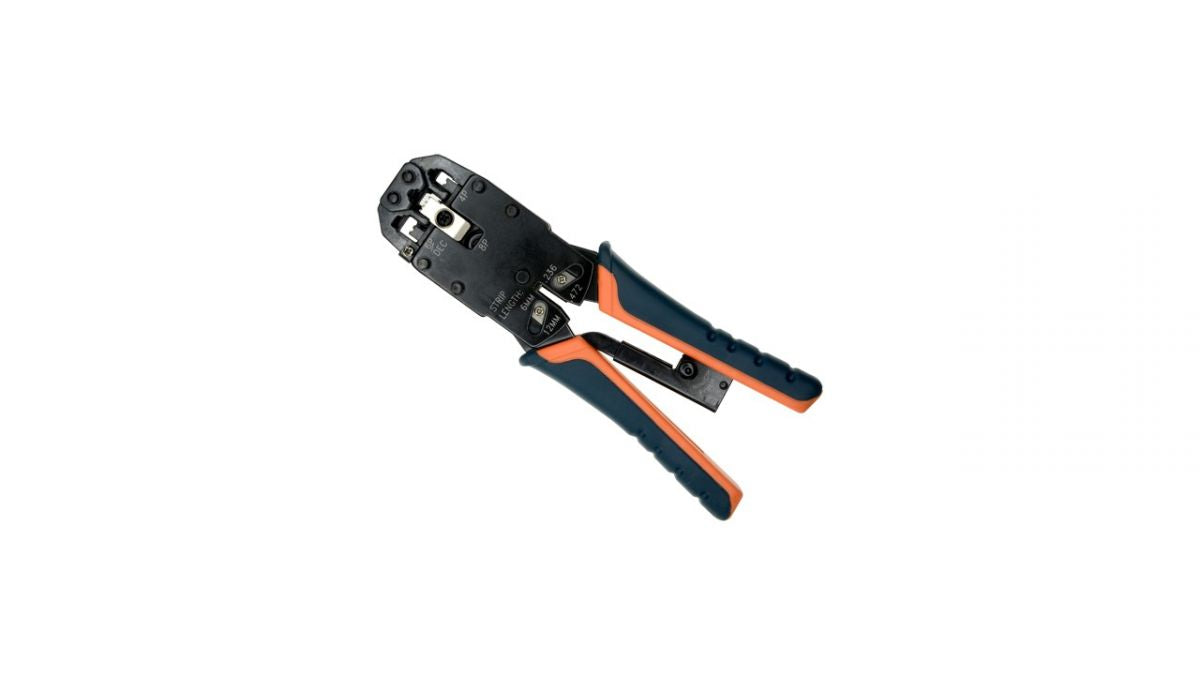 Pinza crimpatrice rj45, rj11,rj12 cavo lan professionale