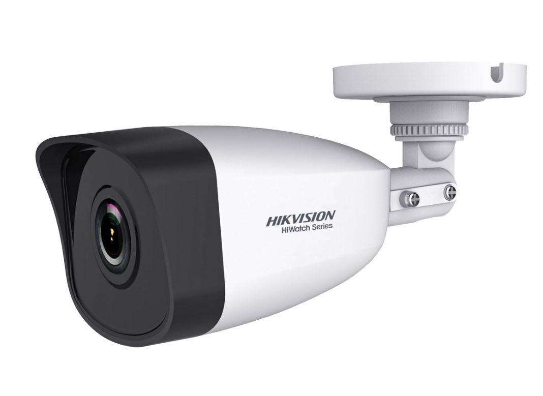 Hikvision hwi-b121h telecamera ip bullet 1080p 2mp ottica fissa 4mm h.265+ poe osd ip67 hiwatch