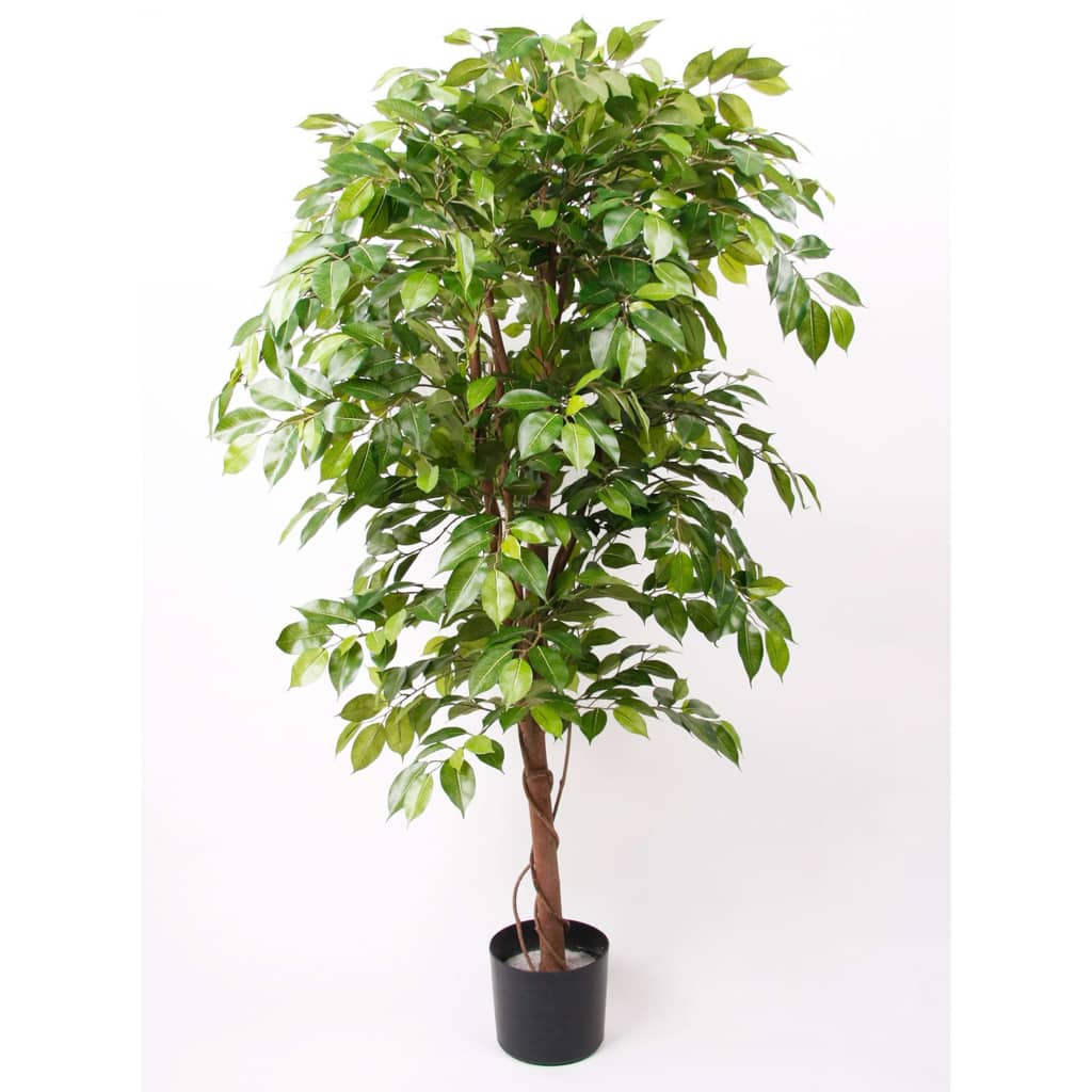 Emerald ficus benjamina artificiale deluxe 140 cm in vaso 435923