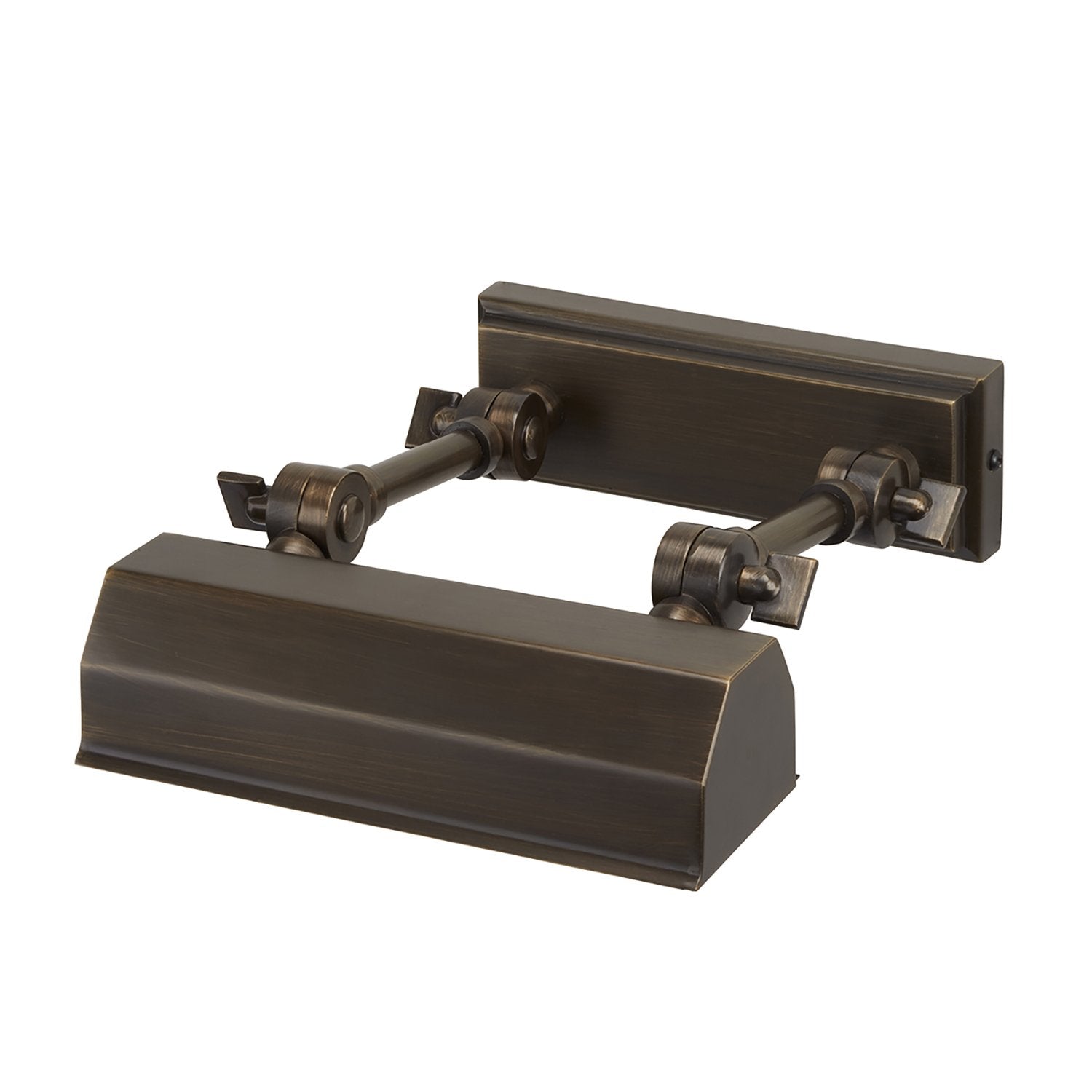 Applique quadri e specchi contemporanea chawton acciaio bronzo scuro 1 luce e14