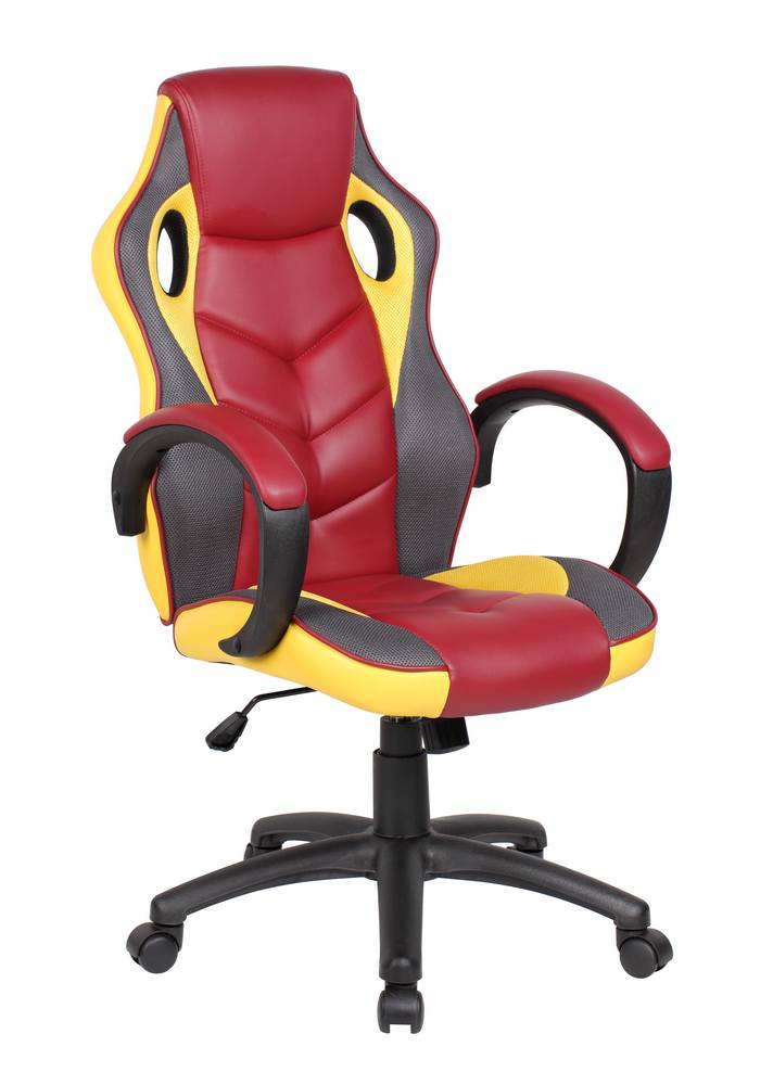 Las vegaspoltrona gaming adulto - giallo/granata