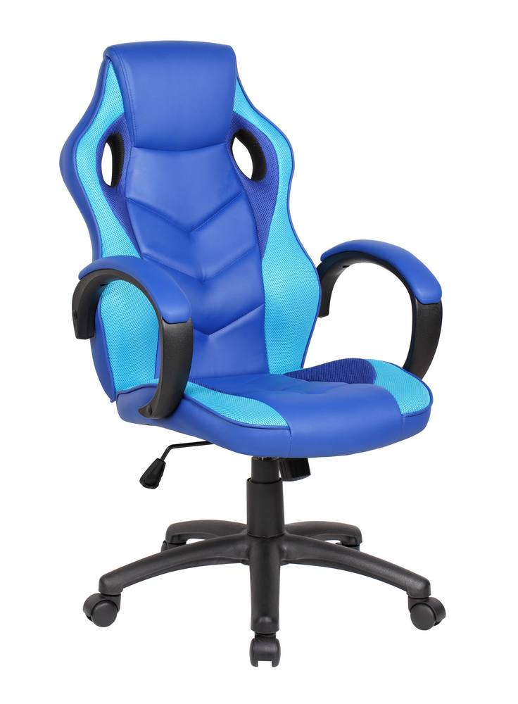 Las vegaspoltrona gaming adulto - blu/azzurra
