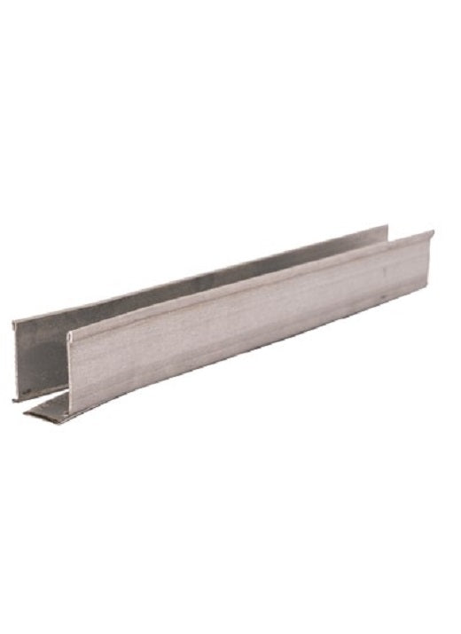 Guide per tapparelle in ferro zincato su misura in coppia con bordi risvoltati 190 cm