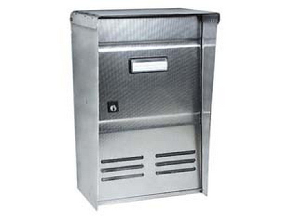 Cassetta portariviste inox serie dublo per esterni - cm.26x12x37,5h. - acciaio inox 18/10 satinato fer80972