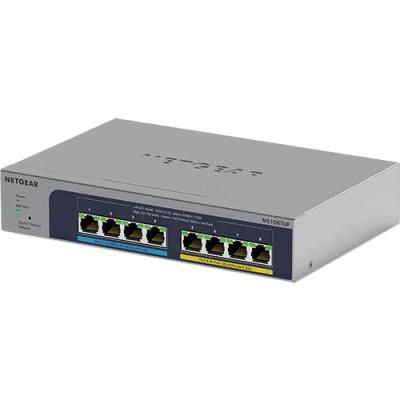 Netgear ms108tup non gestito l2 2.5g ethernet (100/1000/2500) supporto power over ethernet (poe) grigio - 150110