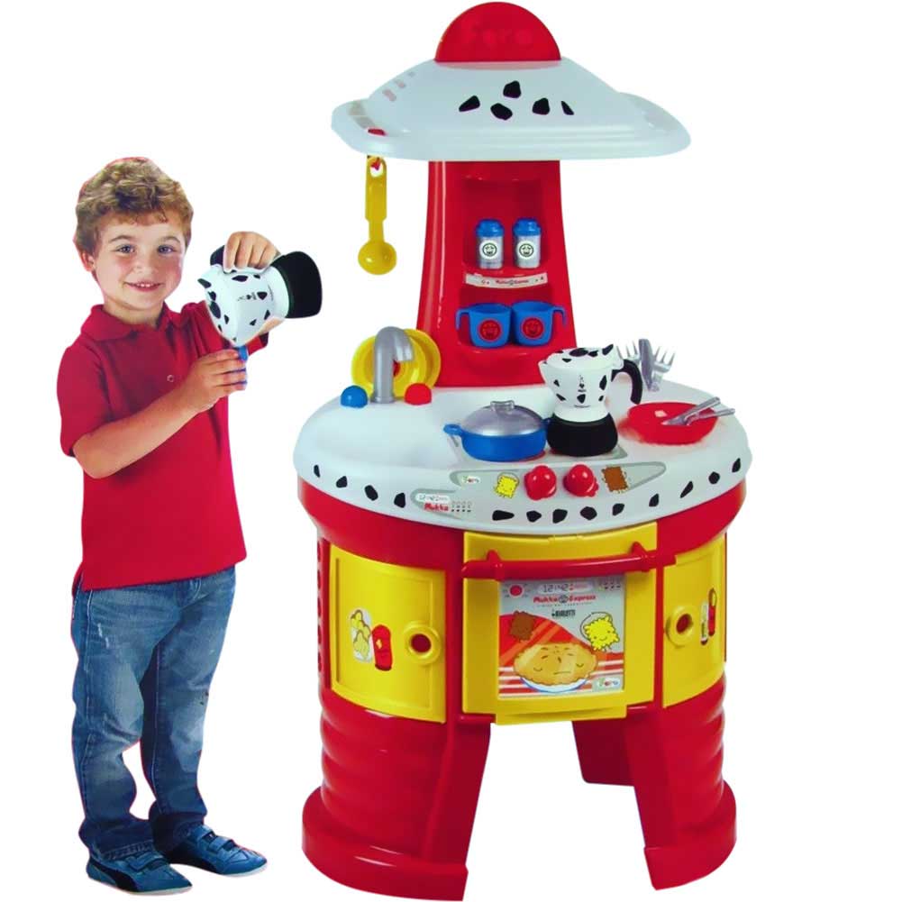 Cucina per bambini bialetti mukka express con moka bialetti 18 accessori e forno