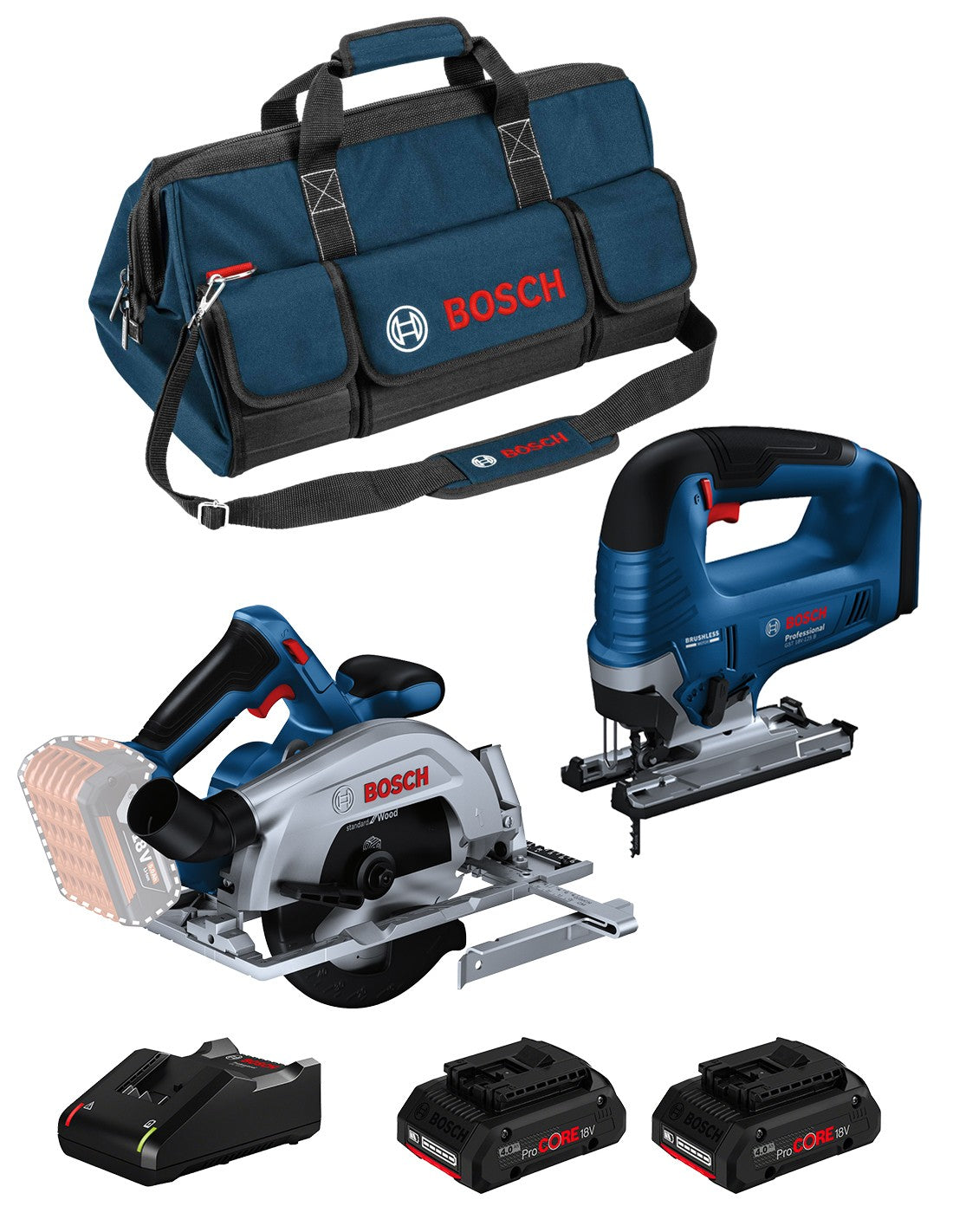 Bosch professional bosch kit bk2022bag (gks 18v-57-2 + gst 18v-125 b.. 8435587928294