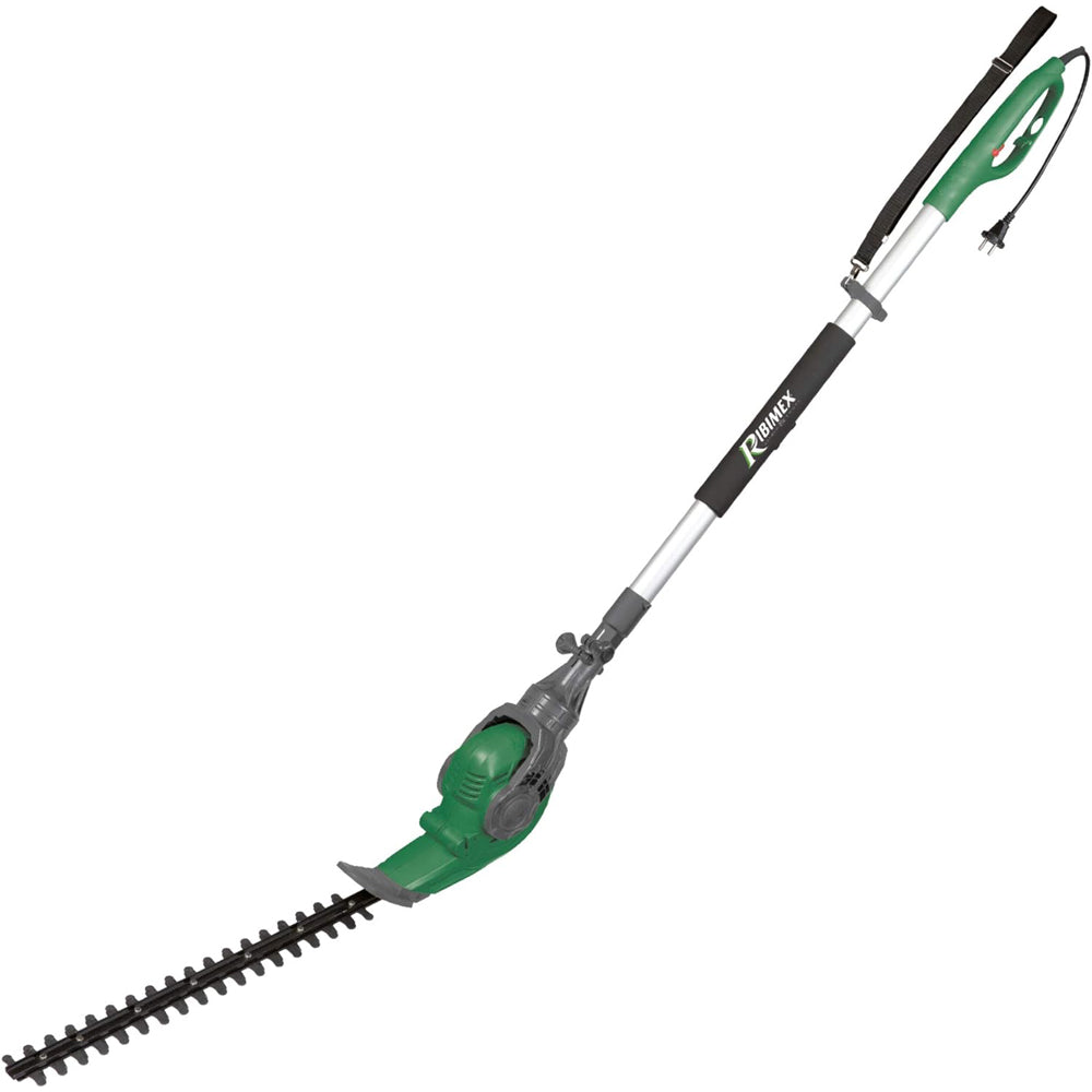 Tagliasiepi elettrico orientabile tagliabordi 450w manico telescopico ribimex