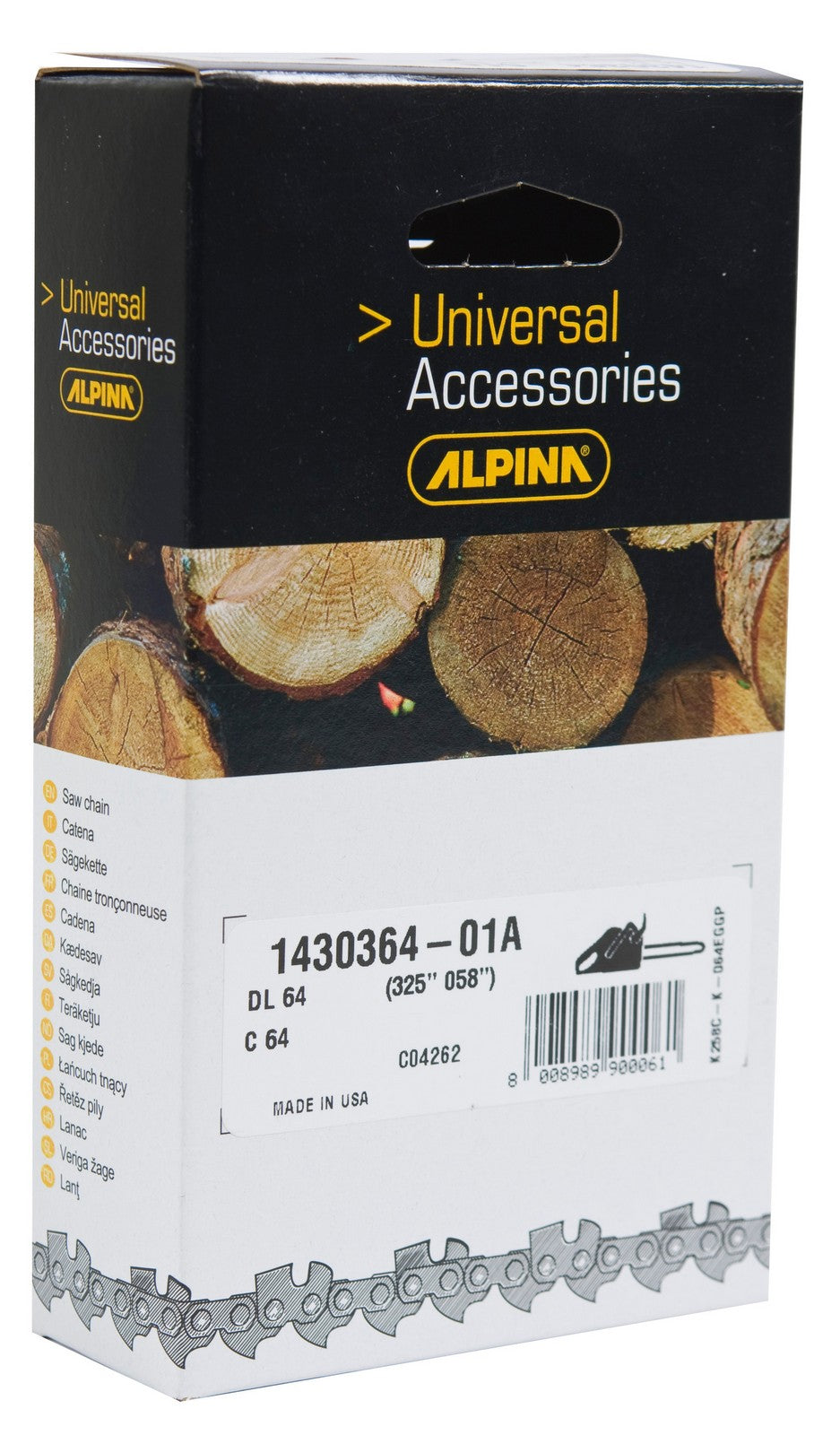 Catena 75d 69e a363ep per motosega cp70 4113066 12251