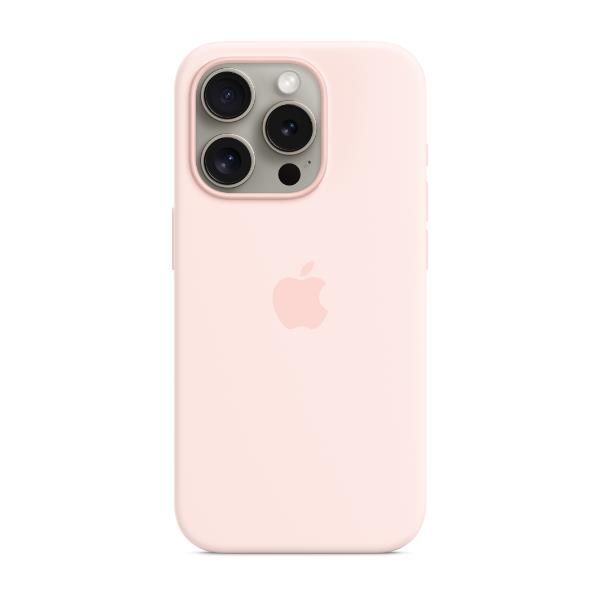 Custodia magsafe in silicone per iphone 15 pro max - rosa confetto - mt1u3zm/a