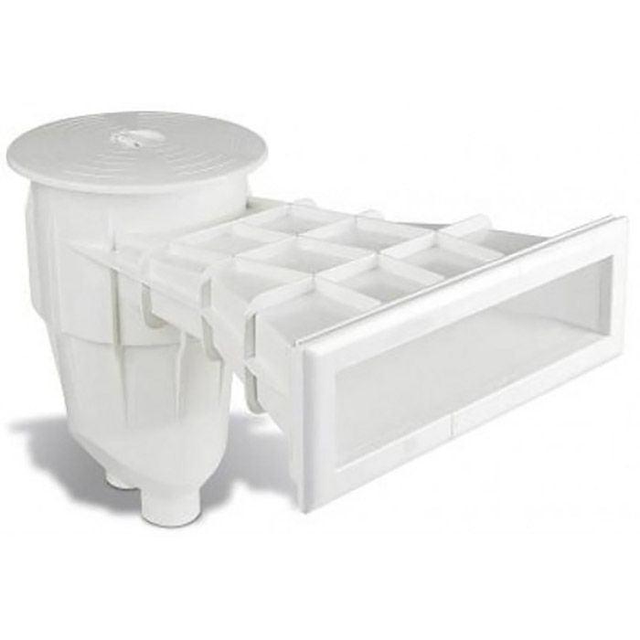 Skimmer sfioratore aqua in abs per piscina in pannelli o cemento rivestita in liner pvc