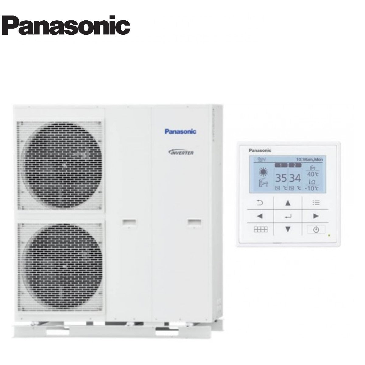 Pompa di calore monoblocco panasonic aquarea 12 kw wh-mdc12h6e5 r-410 wi-fi optional a++