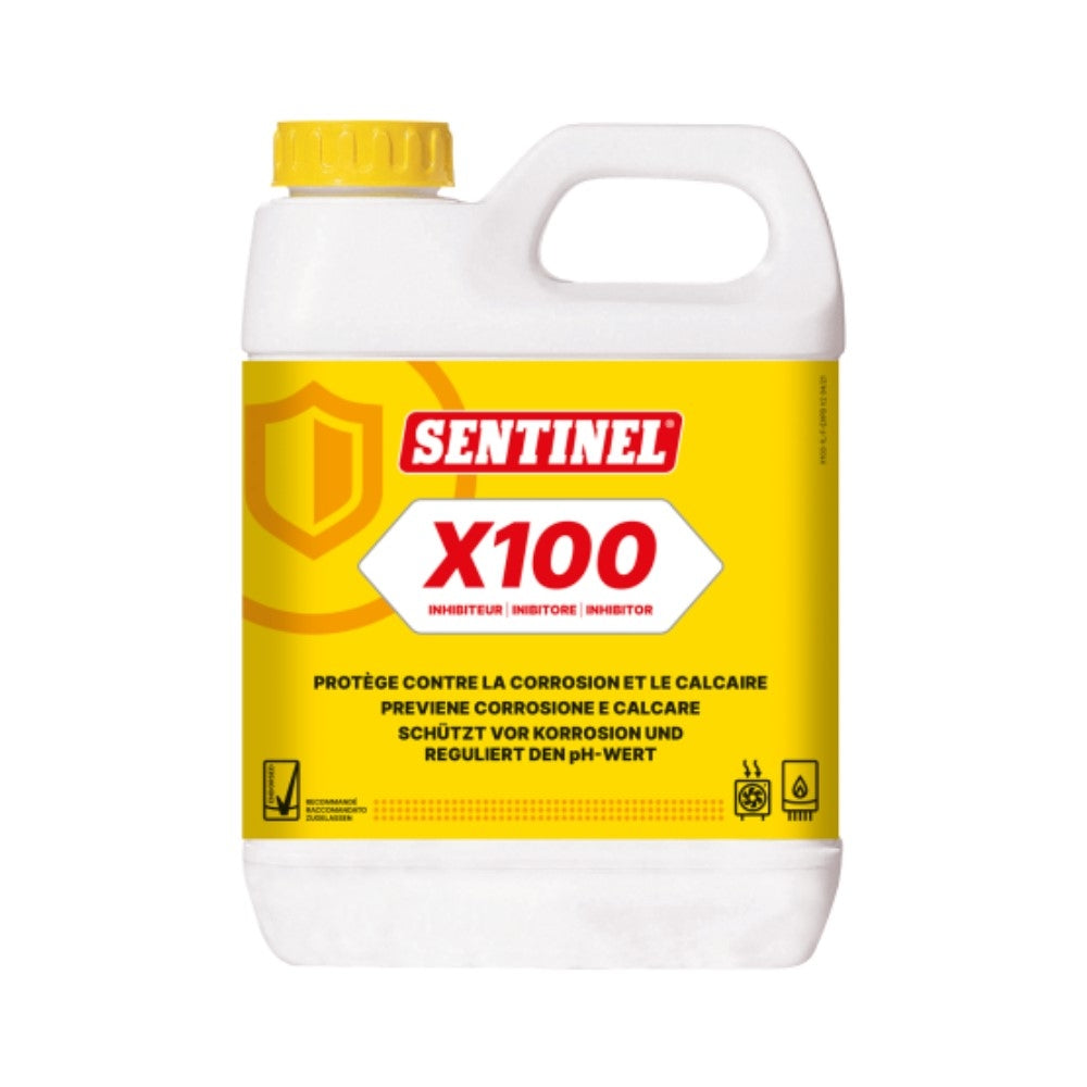 Protettore permanente impianto di riscaldamento sentinel x100 inibitore 1l