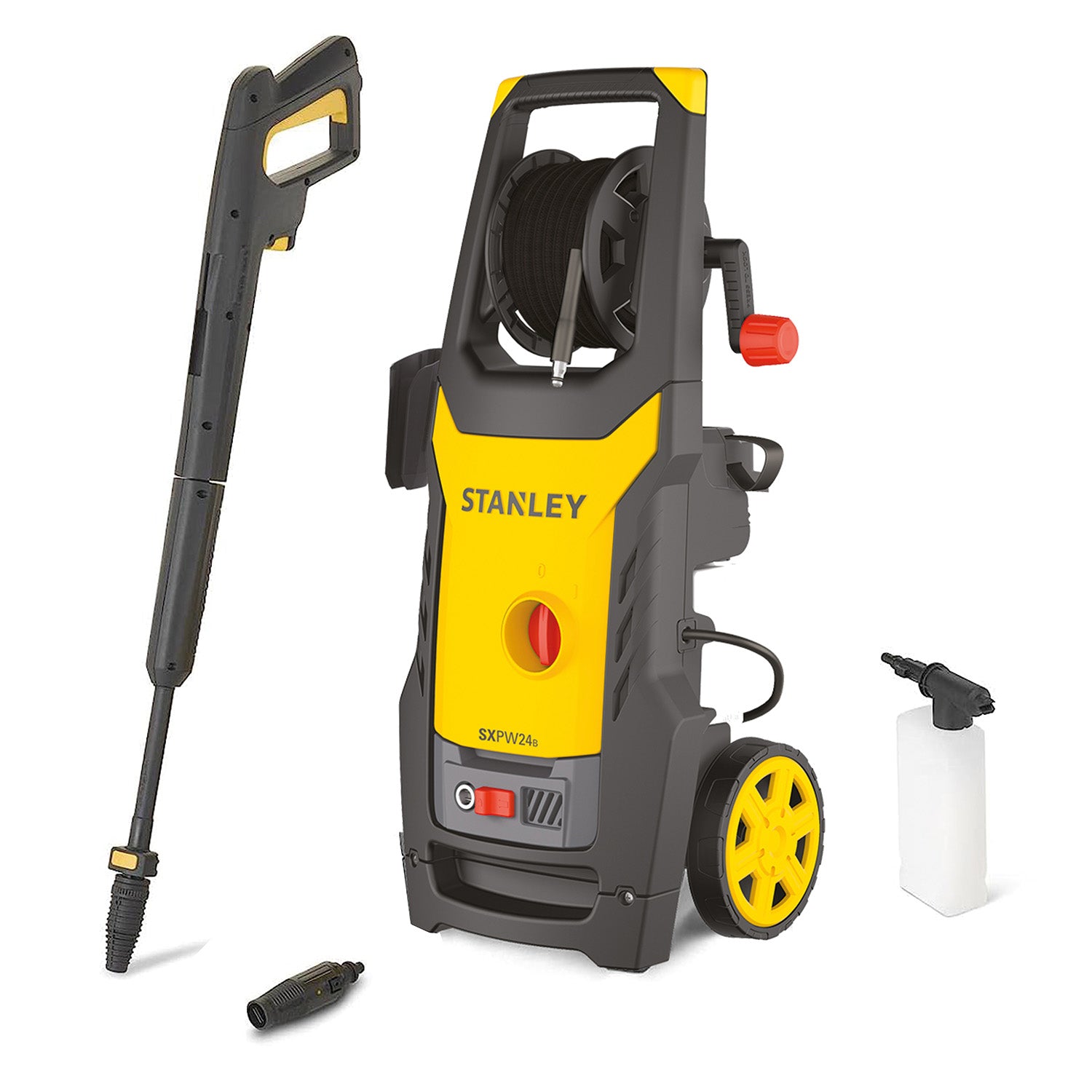Idropulitrice ad alta pressione stanley sxpw24b (2400 w, pressione 170 bar, portata 500 l/h)
