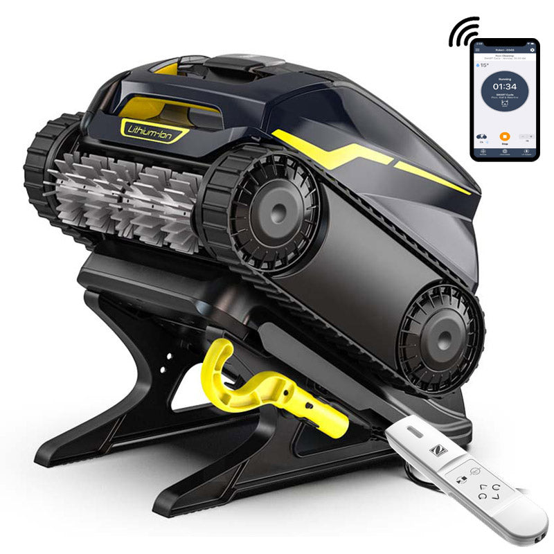Robot a batteria senza fili per piscina zodiac rf 5600 iq freerider con telecomando